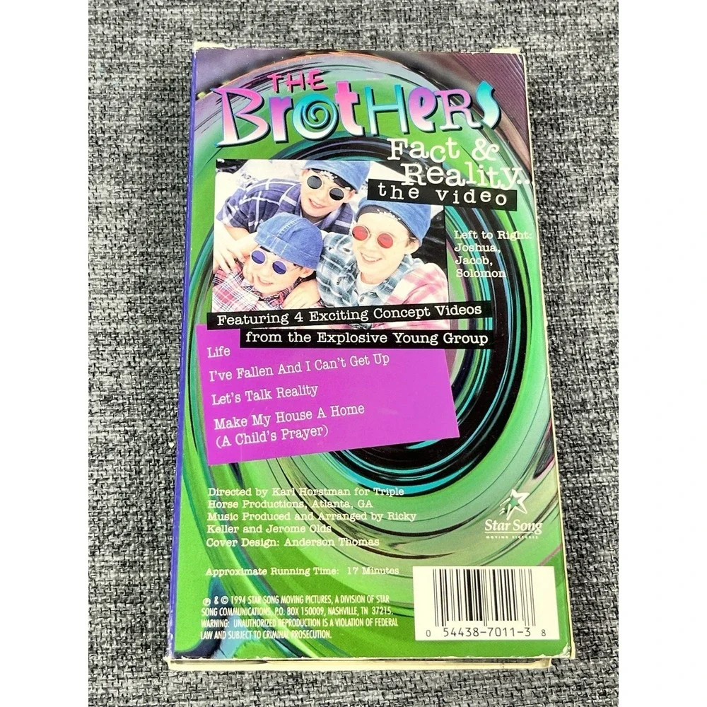 The Brothers: Fact & Reality the Video on VHS Tape (1994) - Used